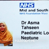 Dr. Asma Tahseen Pediatrician Bahawalpur