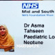 Dr. Asma Tahseen Pediatrician Bahawalpur