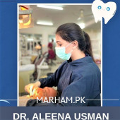 Dr. Aleena Usman Dentist Peshawar