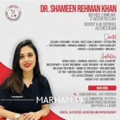 Dr. Shameen Rehman Khan Dentist Lahore